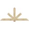 Ekena Millwork Kennewick Rough Sawn Timber Gable Bracket, Douglas Fir, 84"W x 38"H x 2"D x 6"F, 11/12 Pitch GBW084X38X0206KEN00RDF - alternate 1